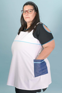 VESTIDITO TURQUESA LUNARES - RecreaRe Indumentaria