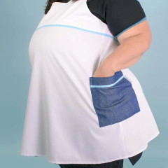 VESTIDITO TURQUESA LUNARES - tienda online