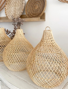 Lampara de Rattan Marruecos