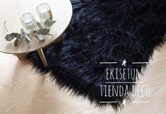 Alfombras Nordicas Piel Premium Zorro Negro
