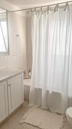 Cortina Baño Santorini OffWhite - comprar online
