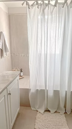 Cortina Baño Santorini OffWhite