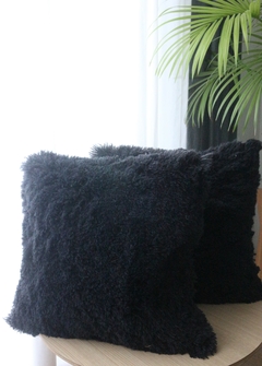 Almohadón Piel Ultra Soft Negro