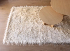 Alfombras Nordicas Piel Premiun Angora Crudo en internet