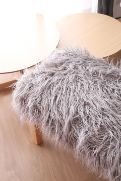 Banqueta Nordica Pie de Cama - Angora Gris - comprar online