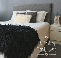 Manta Pie de Cama Nórdico Premium - ZORRO NEGRO