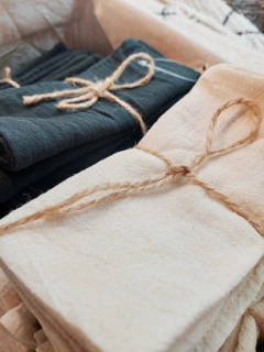 Servilletas de Mesa Gasa Algodón PACK x 4
