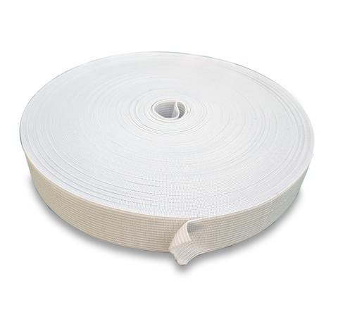 Elástico Chato 20mm (2cm) - Preto/Branco - 25mts