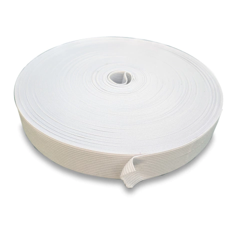 Elástico Chato 20mm (2cm) - Preto/Branco - 25mts