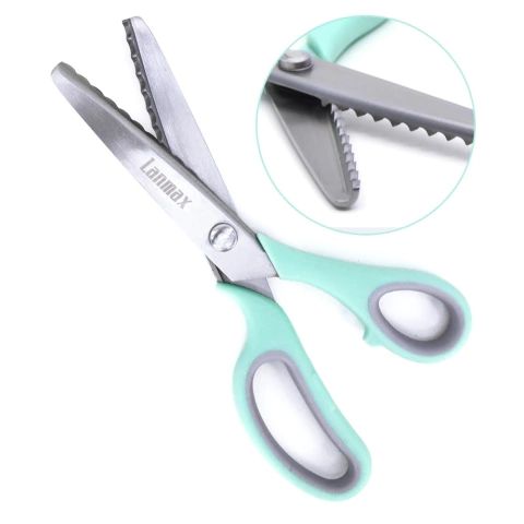 Tesoura Picotar Escalope (onda) PROFISSIONAL PARA TECIDO