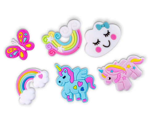 Aplique emborrachado para prendedor/laços