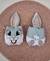 02 Coelhinhos PEQUENOs Bis/Sonho de Valsa (PAINEL) (para costurar)
