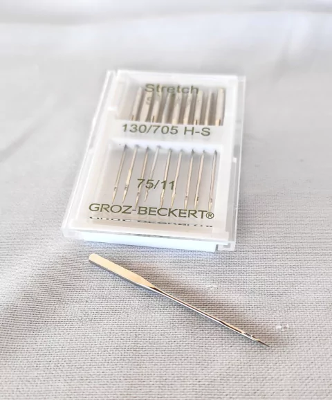 10 Agulhas 130/705 H-S 75/11 para máquina doméstica.