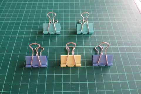 10 Clip's de metal para Costura (grande) - Coloridos