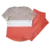 Ambo Trimix SPANDEX beige, blanco y coral
