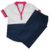 Ambo Tulipán ARCIEL INTA blanco+azul marino (detalles fucsia)