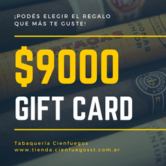 GIFT CARD - Tabaquería y Cava Cienfuegos