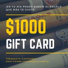 GIFT CARD - Tabaquería y Cava Cienfuegos
