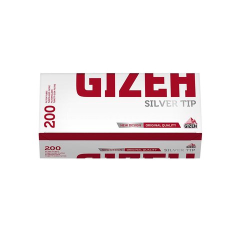 Gizeh Silver Tip Tubos - Pack x 200