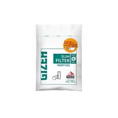 Filtros GIZEH SLIM MENTOL 6 mm - Pack x 120