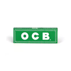 Papel OCB verde 70mm - Paquete x 50
