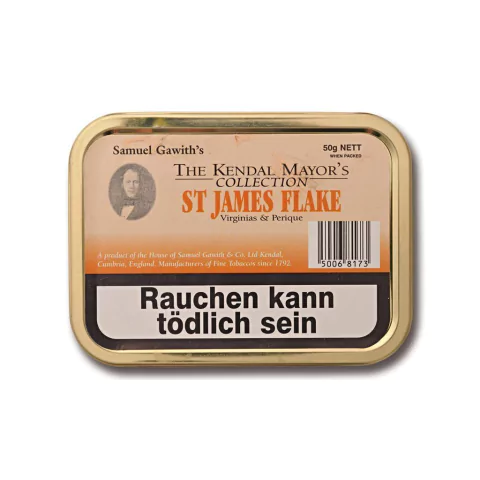 SAMUEL GAWITH ST. JAMES FLAKE - Lata 50 gr.