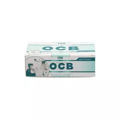 Tubos OCB con filtro Menthol - Caja x 100