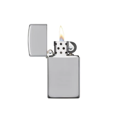 Encendedor Zippo Slim Cromado Pulido (1610) - comprar online