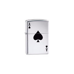 Encendedor Zippo Indulgence Cromado Az de Picas (24011)