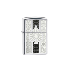 Encendedor Zippo Cromado As de Picas (24196)