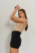 TOP GREECE JACQUARD CAMEL - HIRKUM - Indumentaria Femenina