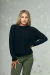 sweater microcalado corazones mujer algodón invierno negro bordo beige
