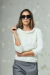 sweater cuello bote mujer hombros descubiertos poliamida off white negro nude invierno elegante
