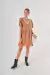 Imagen de VESTIDO CONNIE CAMEL LÚREX