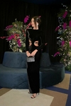 VESTIDO LONGO VELUDO CRISTINA PRETO