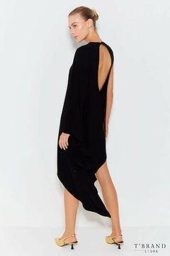 VESTIDO CURTO FLUÍDO SILVA BRAZ PRETO - T Brand Store