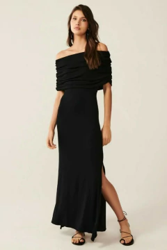 VESTIDO MIDI ANASTACIA PRETO