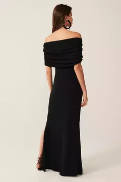 VESTIDO MIDI ANASTACIA PRETO - loja online