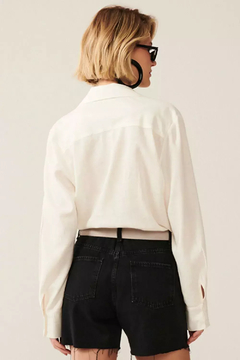 CAMISA SOCIAL LUARA OFF WHITE na internet
