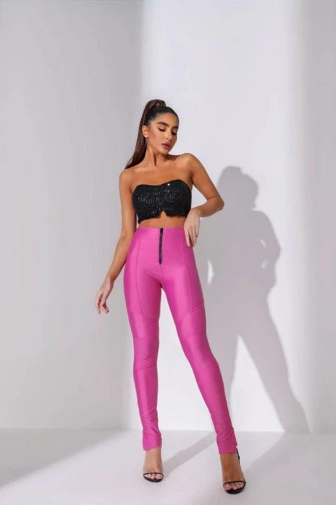 CALÇA POWER MALHA PRADA PINK