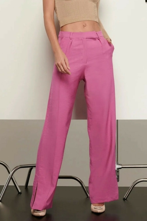 CALÇA ALFAIATARIA GIULIA ROSA ORQUÍDEA