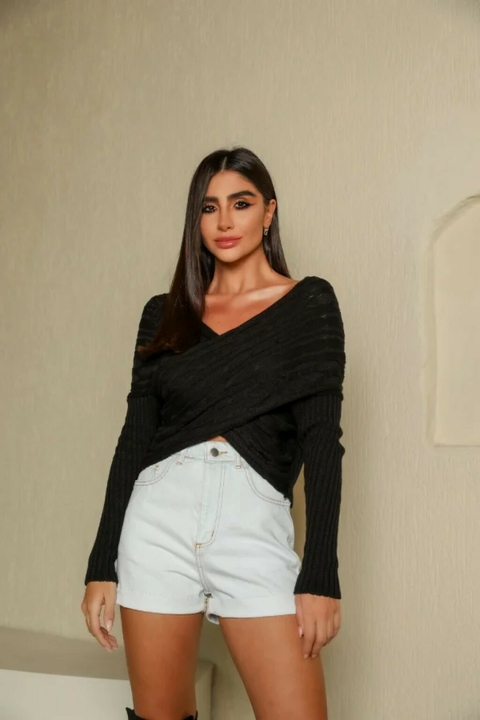 BLUSA MG TRICOT ANA PRETO