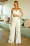 CALÇA CINTURA LISA ZEN OFF WHITE