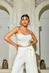 CROPPED CORSELÊ BARBATANA OFF WHITE