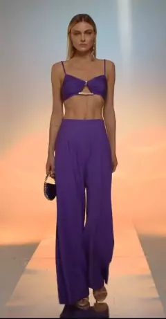 CALÇA PANTALONA CAOS ROXO - comprar online