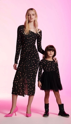 VESTIDO MIDI LE BLOG MONIQUE PRETO - T Brand Store