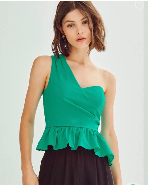 CROPPED ESTRUTURADO MAITE VERDE LE BLOG