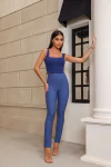 CALÇA SKINNY CÓS BARBATANA AZUL
