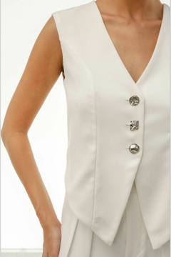 CONJUNTO ALFAIATARIA JU OFF WHITE - comprar online