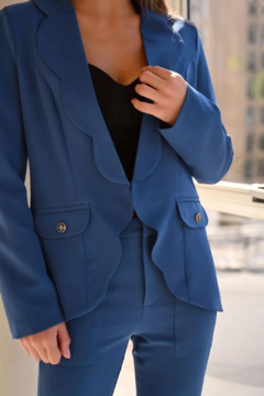 CONJUNTO CINTIA BLAZER NUVEM AZUL na internet